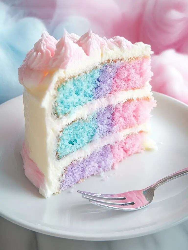 Cotton Candy Celebration Cake: A Whimsical Dessert Delight
