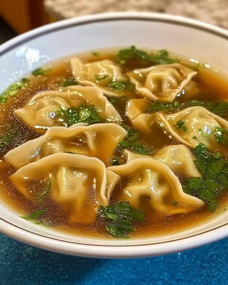 Homemade Wonton Soup: A Cozy Bowl of Comfort