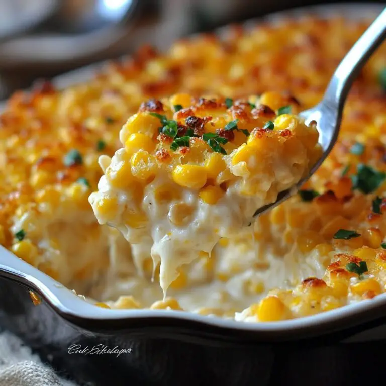 Cheesy Cream Cheese Corn Casserole