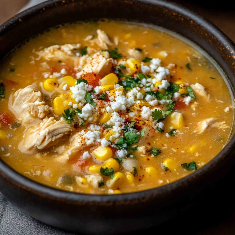 Mexican Corn Chicken Soup