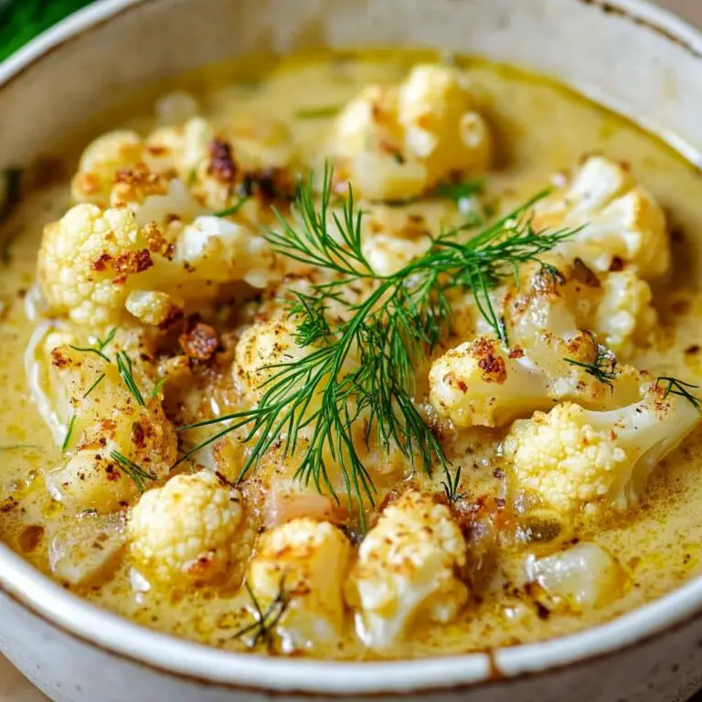 Cauliflower Mediterranean Soup