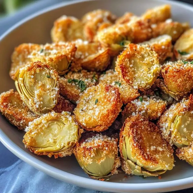 Crispy Parmesan Artichoke Hearts