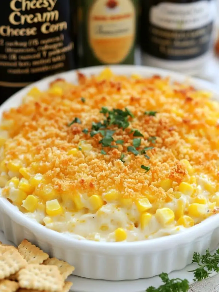 Cheesy Cream Cheese Corn Casserole: A Cozy Side Dish for Any Occasion