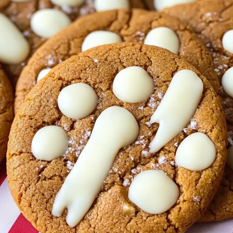 White Chocolate Ginger Cookies