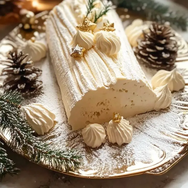 White Christmas Bûche