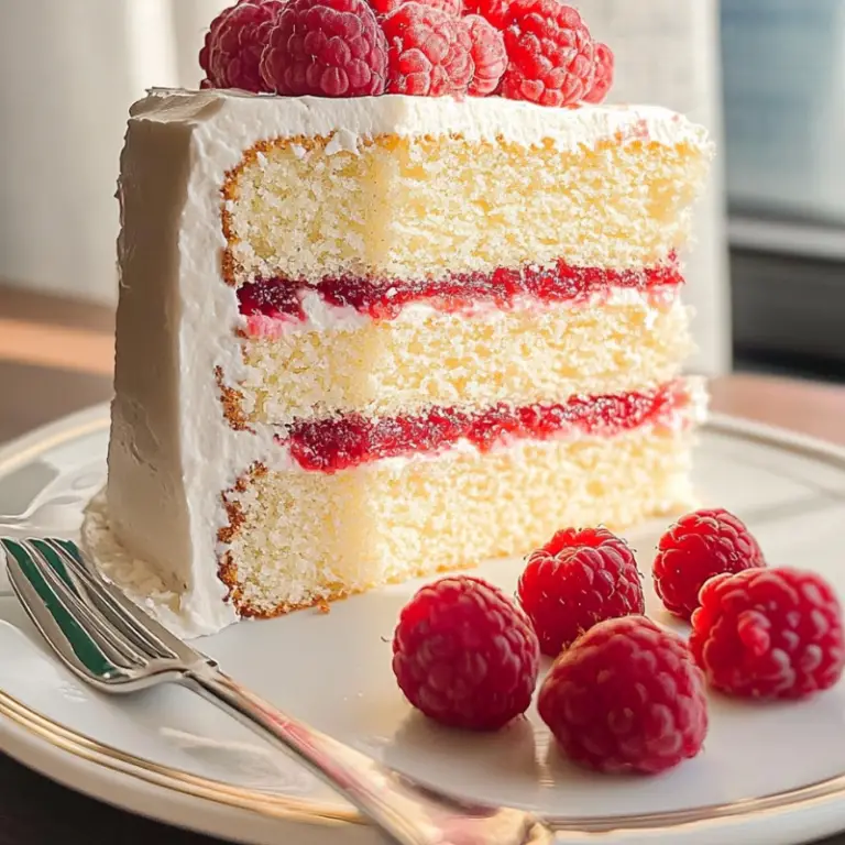 White Raspberry Cake