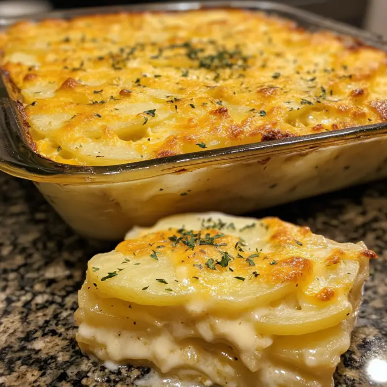 Cheesy Scalloped Potatoes Deluxe: The Ultimate Comfort Dish