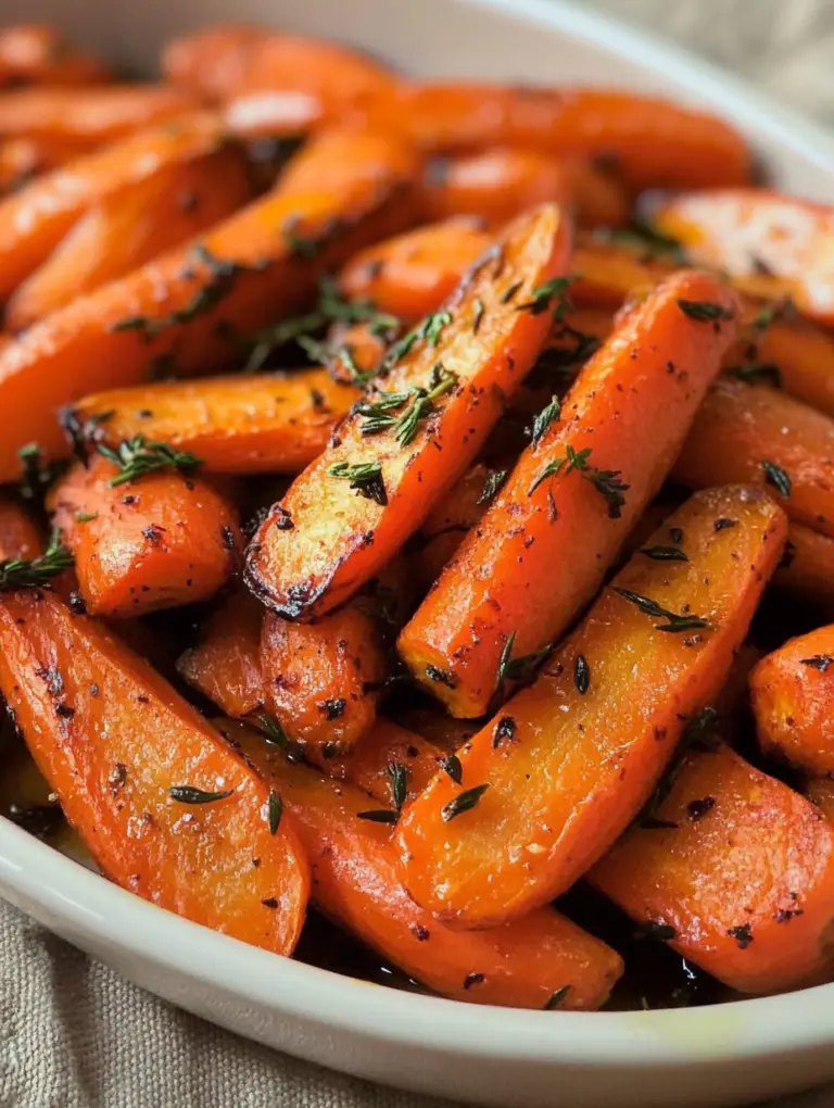 Roasted Carrots with Thyme: A Sensory Deligh