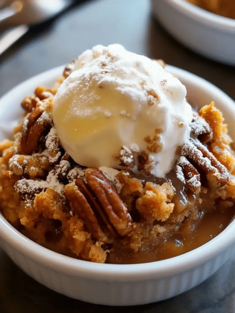Pumpkin Pecan Cobbler : A Decadent Fall Dessert You Can’t Miss!
