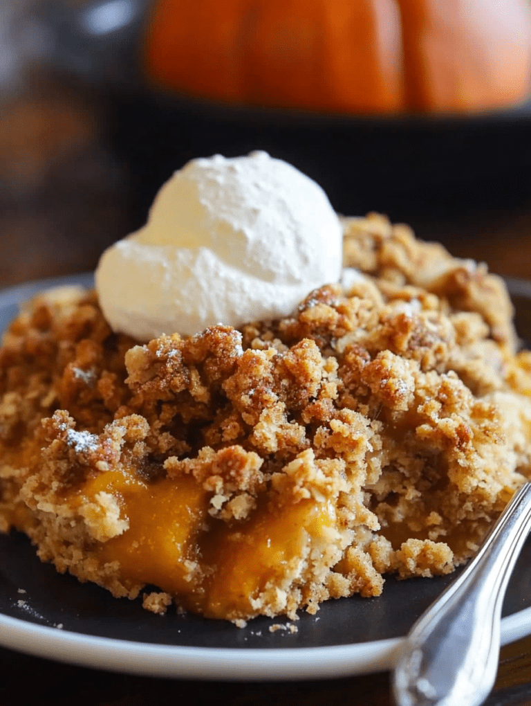 Pumpkin Crisp : The Ultimate Fall Dessert You Didn’t Know You Needed