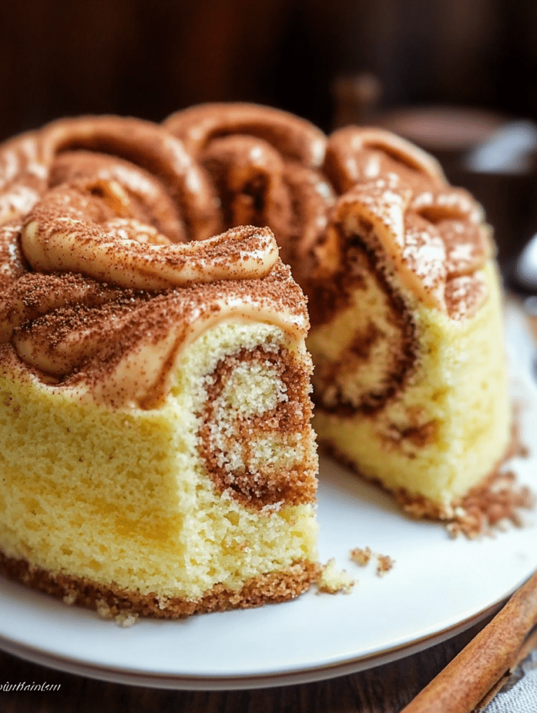 Cinnamon Swirl Celebration Cake