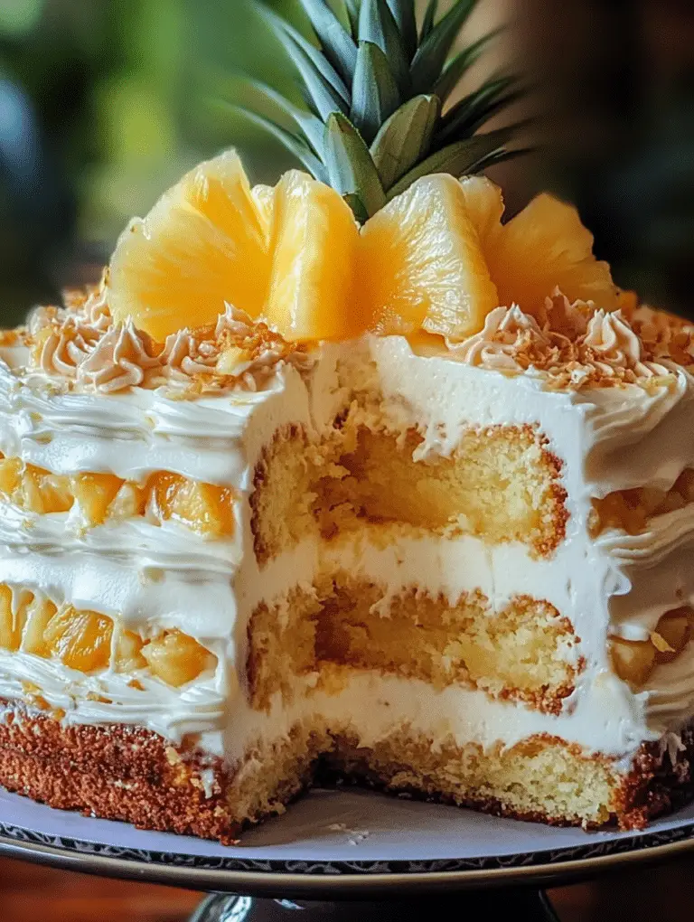 Hawaiian Pineapple Cake