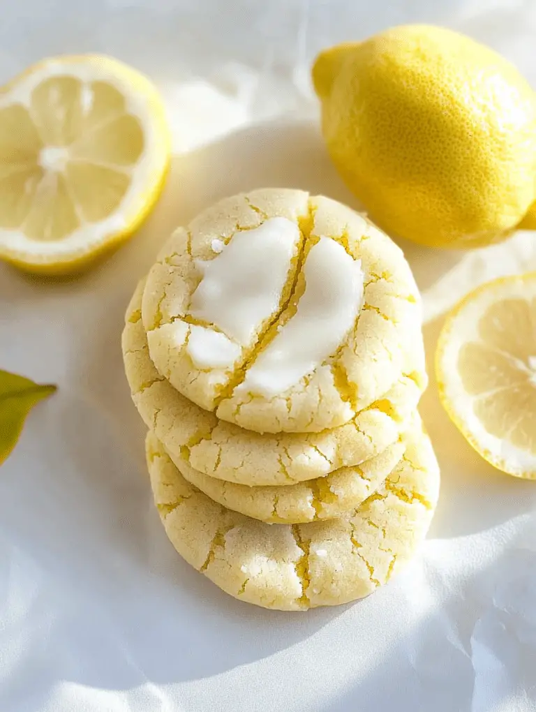 Lemon Dream Cookies: Soft, Chewy, and Bursting with Lemon Flavor!
