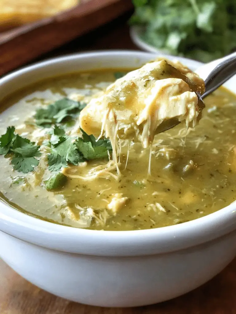 Green Enchiladas Chicken Soup