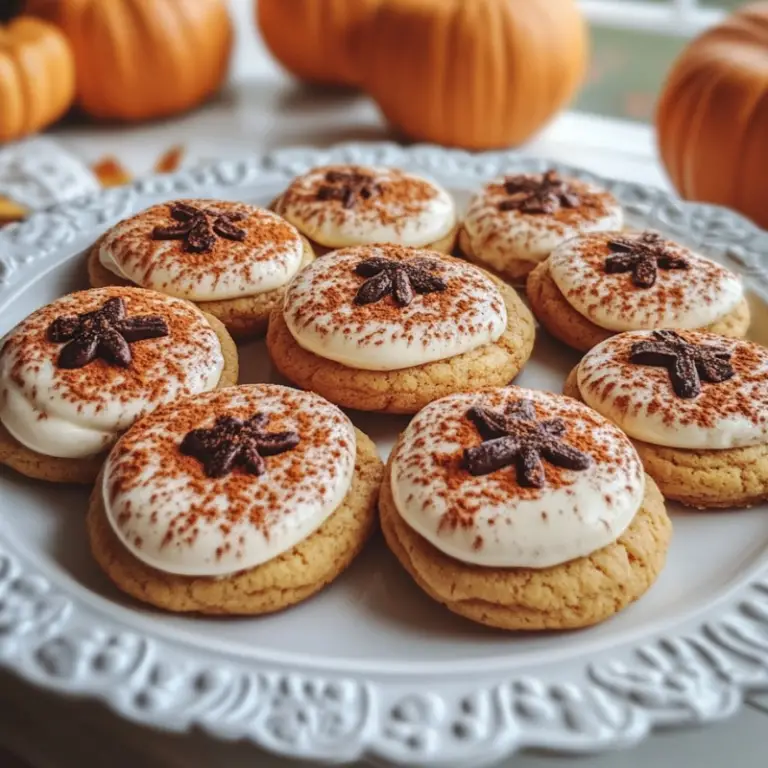 Autumn Pumpkin Spice Cookies