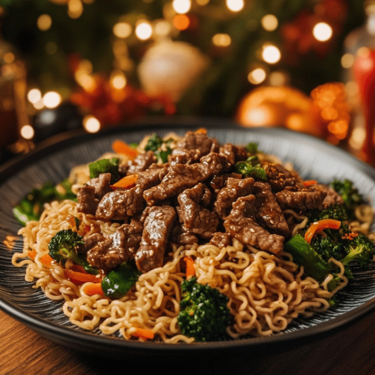 Beef Ramen Stir Fry