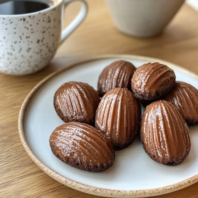 Browned Butter Espresso Madeleines