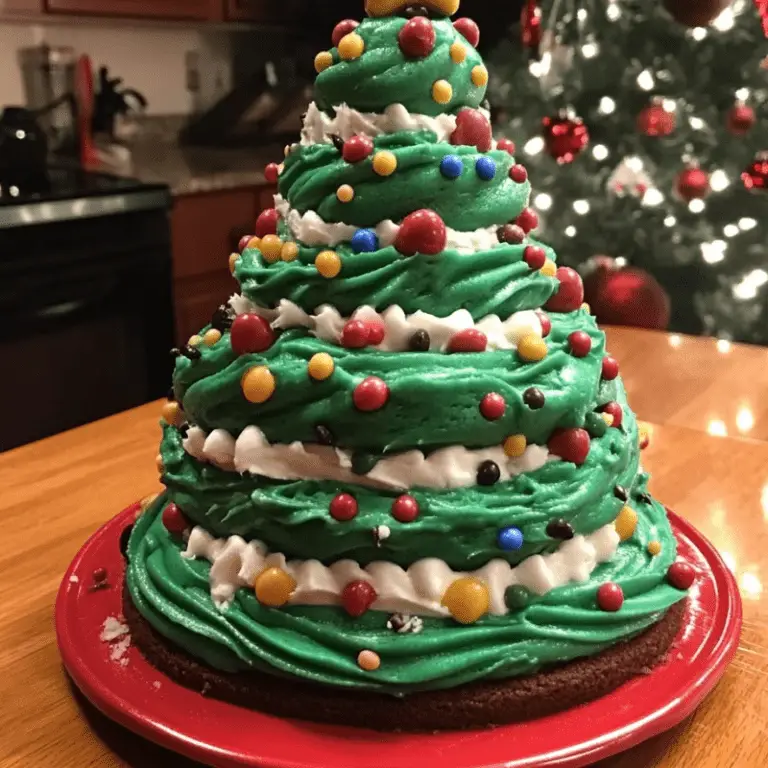 Christmas Tree Cake Cookie Delight