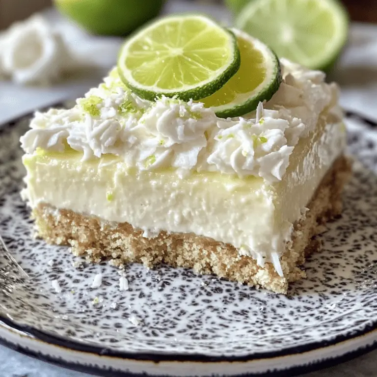 Coconut Lime Bliss Cake