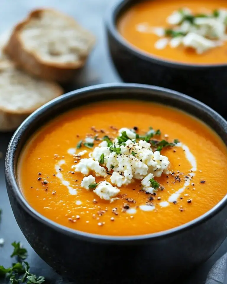 Cumin Carrot Feta Soup