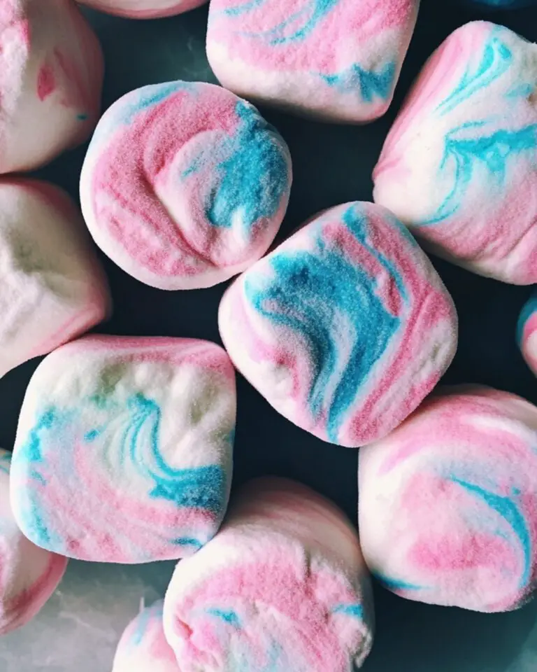 Cotton Candy Swirl Marshmallows