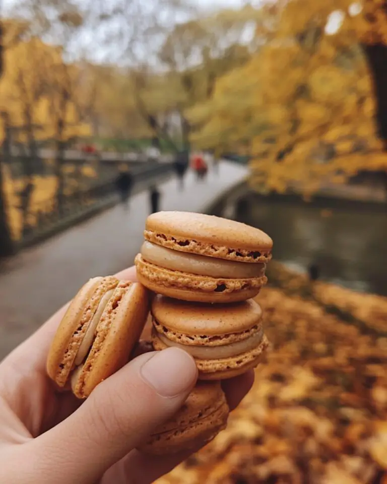 Pumpkin Spice Macarons
