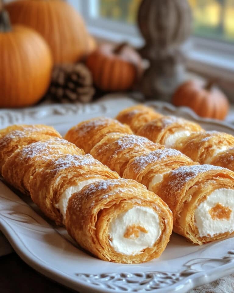 Pumpkin Cream Cheese Roll-Ups