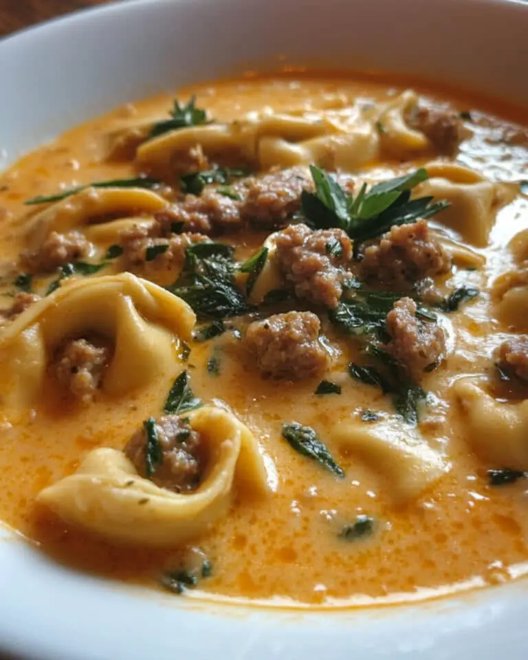 Creamy Tomato Tortellini Soup