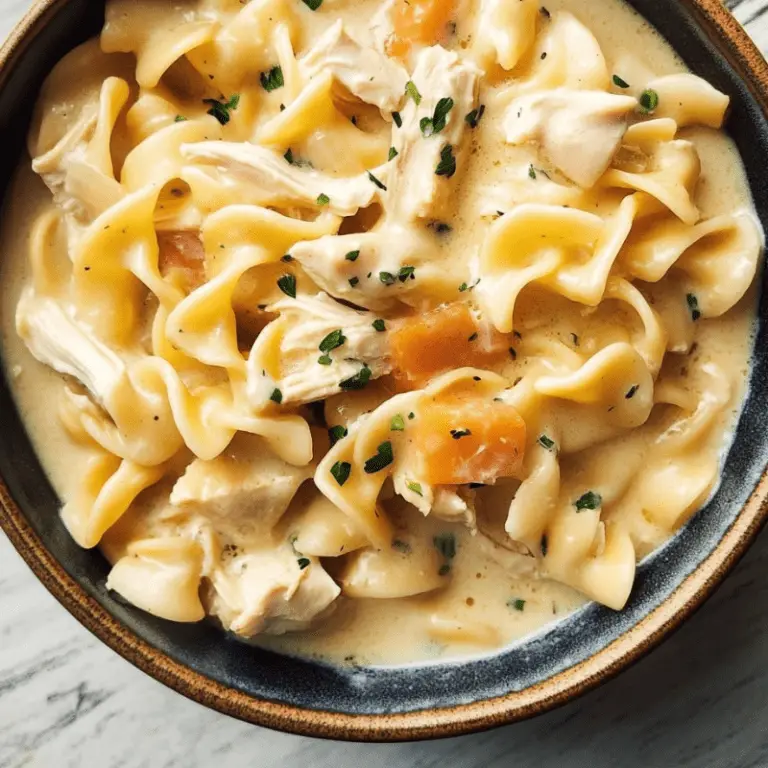 Creamy November Chicken Noodle