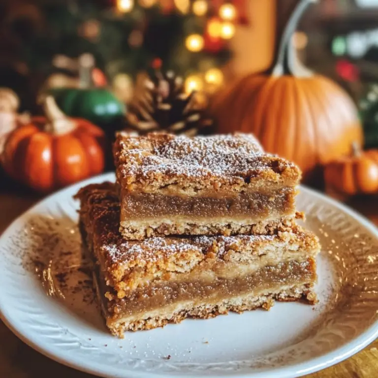 Gingerbread Pumpkin Bars