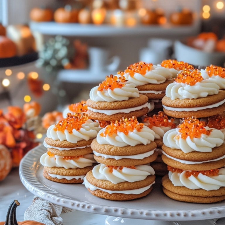 Harvest Buttercream Cookie Sandwiches