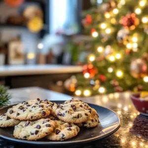 Rose Chocolate Chip Cookies