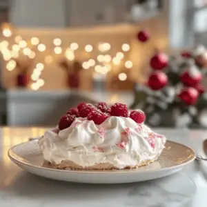 Rose Meringue Poke Cake