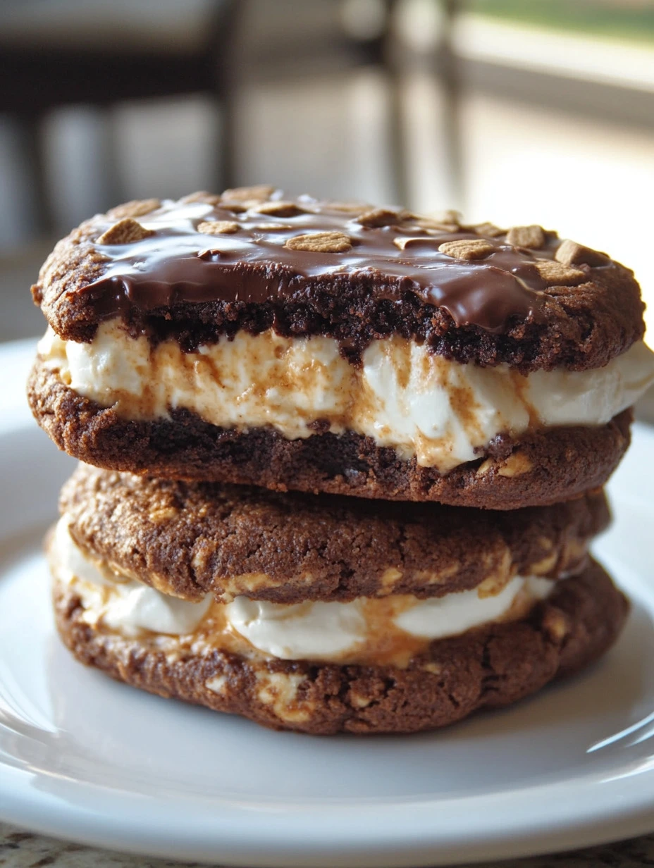 Brownie Mix S'mores Cookies