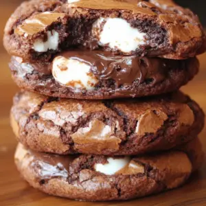 Brownie Mix S'mores Cookies