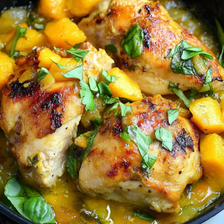 Tropical Mango Basil Chicken