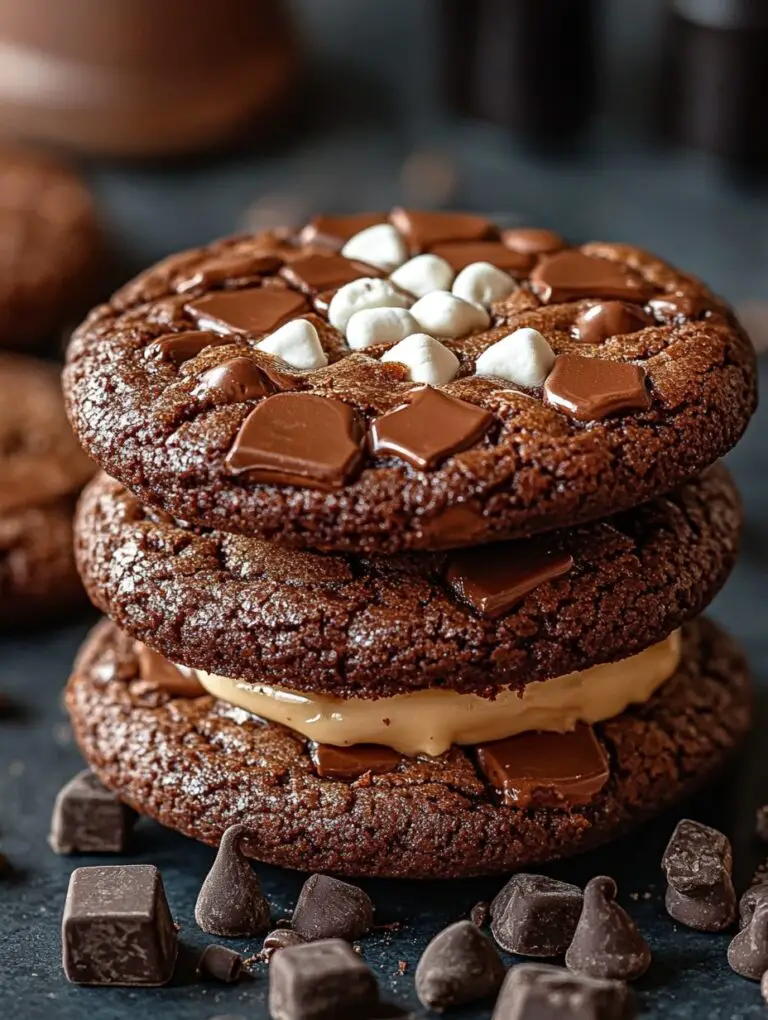 S’mores Brownie Cookies: Gooey, Chocolatey Heaven in Every Bite!