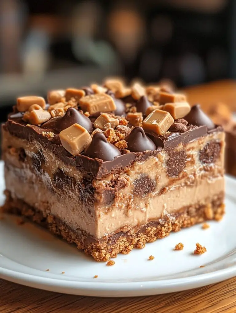 Butterfinger Reese’s Peanut Butter Bars Recipe