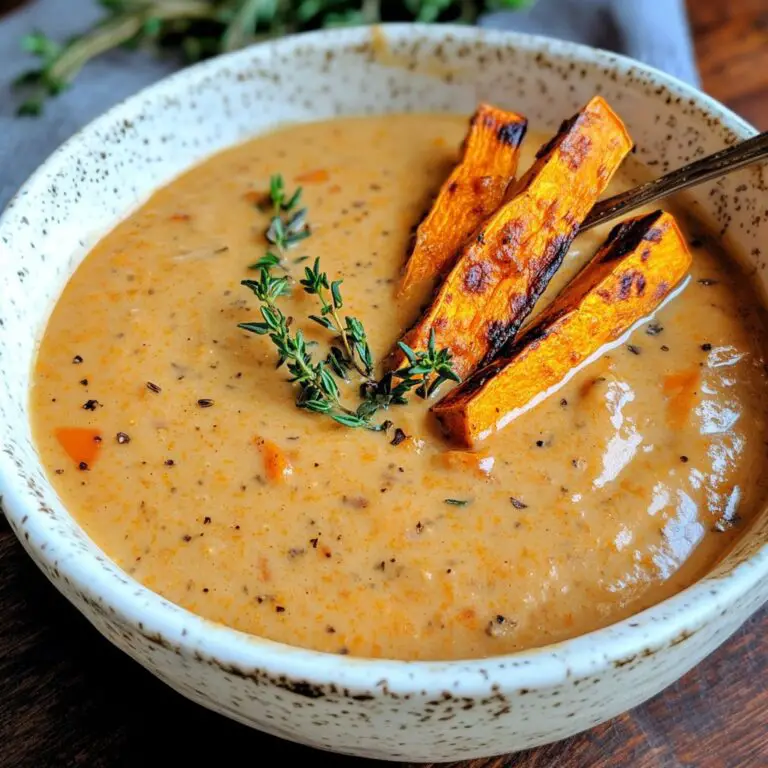 Roasted Italian Sweet Potato Soup