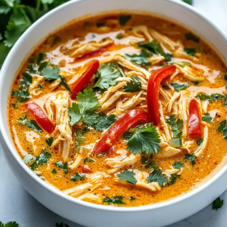 Crockpot Thai Coconut Chicken Soup