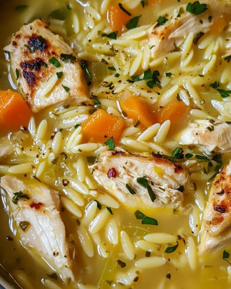 Lemon Chicken Orzo Soup: A Cozy, Zesty Bowl of Comfort