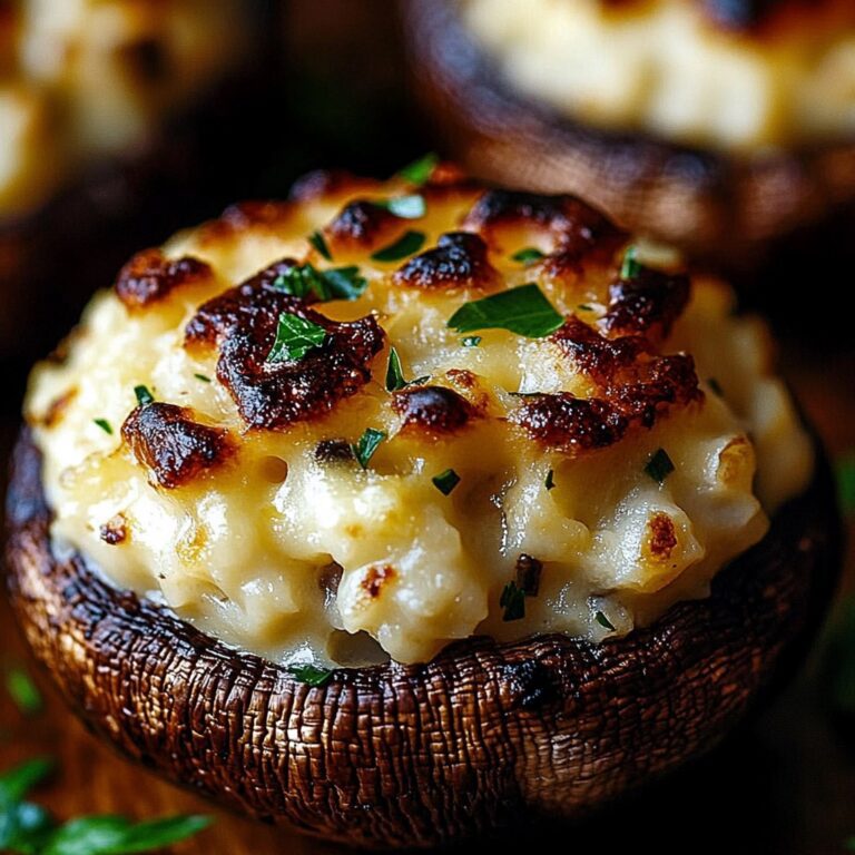 Crab-Stuffed Mushrooms Recipe