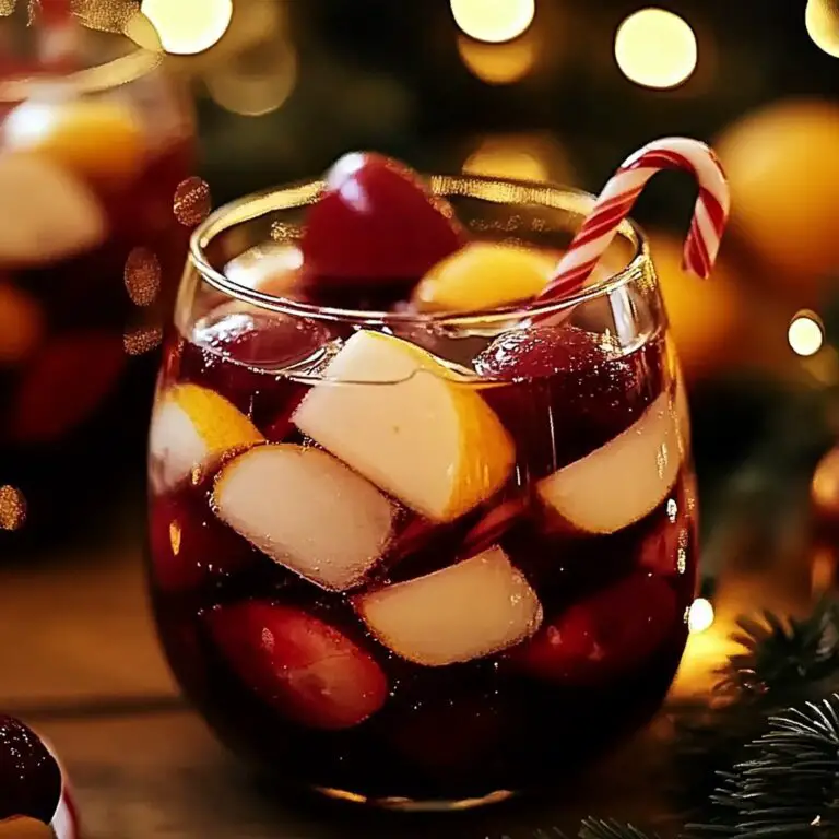 Non-Alcoholic Christmas Sangria : A Festive Delight for All Ages