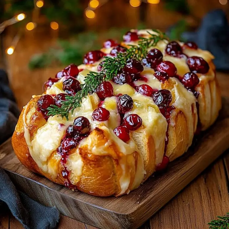 Cranberry Brie Sourdough Pull-Apart Bread Recipe