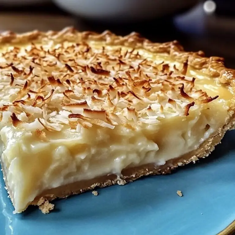 French Coconut Pie: A Sweet Slice of Simplicity