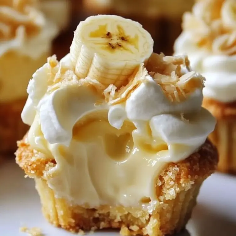 No-Bake Mini Banana Cream Pies: Sweet, Creamy, and Effortless !