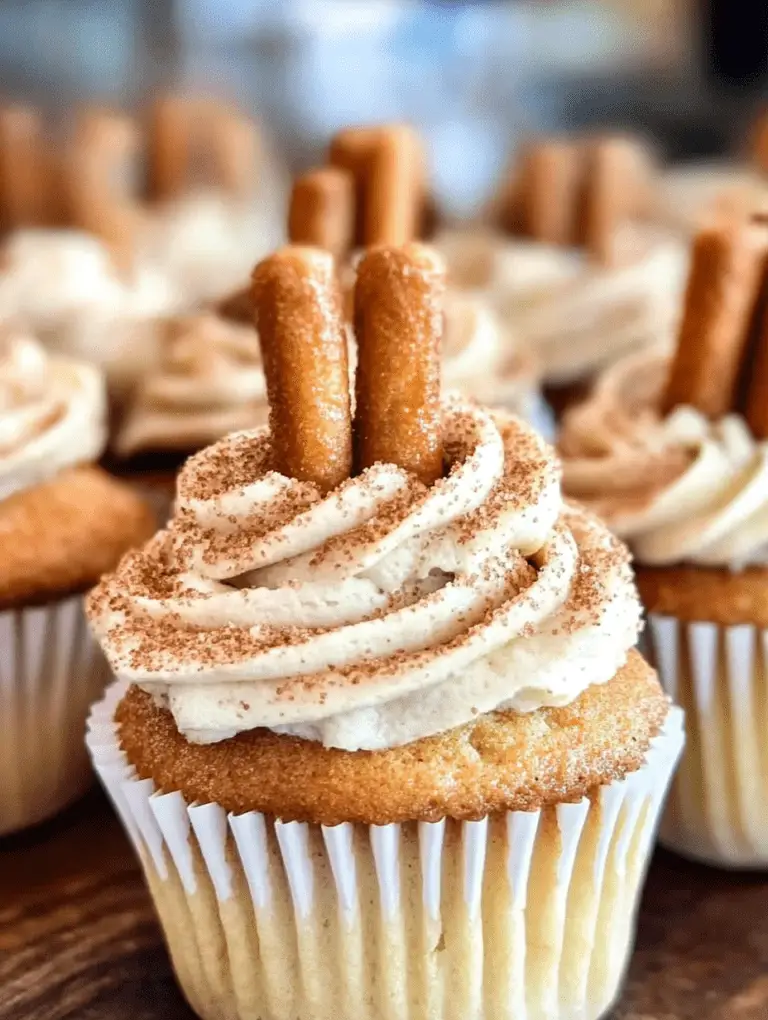 Churro Cupcakes