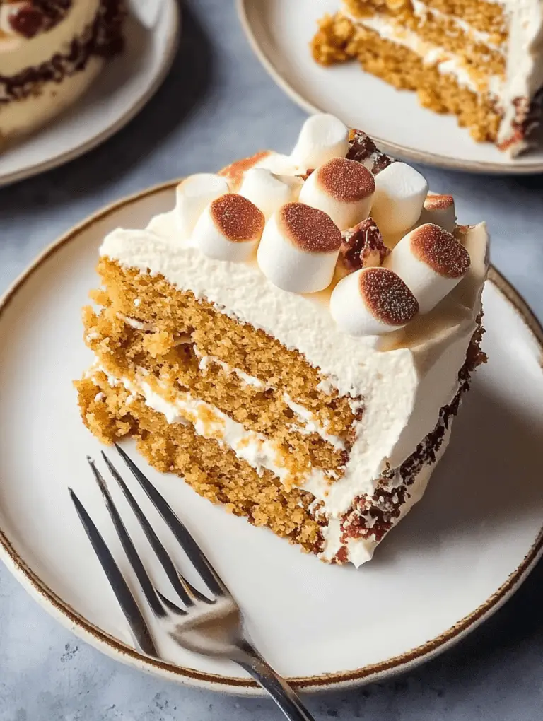 Sweet Potato Marshmallow Cake