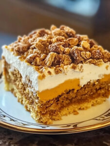 Pumpkin Crunch Cake Delight