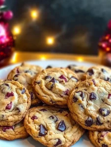 Rose Chocolate Chip Cookies